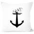 Kissenbezug Anker Vögel Anchor Birds Kissenhülle Dekokissen 40x40 Baumwolle Autiga®preview