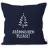 Kissenbezug Atännschen please! Weihnachts-Deko-Kissen Geschenk MoonWorks®preview
