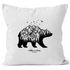 Kissenbezug Bär Berge Wald Abenteuer Bear Mountains Adventure Kissen-Hülle Deko-Kissen Baumwolle Autiga®preview