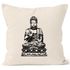 Kissenbezug Budda Kissen-Hülle Deko-Kissen Baumwolle MoonWorks®preview