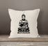 Kissenbezug Budda Kissen-Hülle Deko-Kissen Baumwolle MoonWorks®preview
