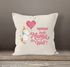 Kissenbezug Einhorn Muttertag Beste Mama der Welt Unicorn Mother`s Day 40x40 Baumwolle MoonWorks®preview