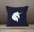 Kissenbezug Einhorn Unicorn Kissen-Hülle Deko-Kissen 40x40 Baumwolle MoonWorks®preview