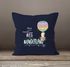 Kissenbezug Einhorn Unicorn Platz da ich such den Weg ins Wunderland 40x40  Baumwolle MoonWorks®preview