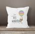 Kissenbezug Einhorn Unicorn Platz da ich such den Weg ins Wunderland 40x40  Baumwolle MoonWorks®preview