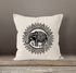 Kissenbezug Elefant Mandala Boho Bohamian Ethno Tribal Ornament Kissen-Hülle Deko-Kissen Autiga®preview