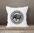 Kissenbezug Elefant Mandala Boho Bohamian Ethno Tribal Ornament Kissen-Hülle Deko-Kissen Autiga®preview