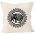 Kissenbezug Elefant Mandala Boho Bohamian Ethno Tribal Ornament Kissen-Hülle Deko-Kissen Autiga®preview