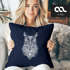 Kissenbezug Eule Atzekenmuster Ethno Boho Bohamian Atzec Owl 40x40 Autiga®preview