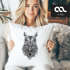 Kissenbezug Eule Atzekenmuster Ethno Boho Bohamian Atzec Owl 40x40 Autiga®preview