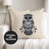 Kissenbezug Eule Mandala Zentangle Owl Kissenhülle Dekokissen Baumwolle Autigapreview