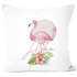 Kissenbezug Flamingo Aloha Tropical Summer Jungle Paradise Hummingbird Kissen-Hülle Deko-Kissen quadratisch Baumwolle Autiga®preview