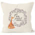 Kissenbezug Geschenk Liebe You are my greatest adventure Fuchs Fox Kissenhülle Dekokissen 40x40 Baumwolle MoonWorks®preview