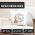 Kissenbezug Geschenk Liebe You are my greatest adventure Fuchs Fox Kissenhülle Dekokissen 40x40 Baumwolle MoonWorks®preview