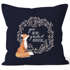 Kissenbezug Geschenk Liebe You are my greatest adventure Fuchs Fox Kissenhülle Dekokissen 40x40 Baumwolle MoonWorks®preview
