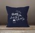 Kissenbezug Home is where Mom is Geschenk für Mutter Muttertag Kissenhülle 40x40 Baumwolle MoonWorks®preview