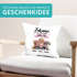 Kissenbezug Hunde Mama 2 Hunde Figuren Kissen-Hülle mit Namen Baumwolle personalisierte Geschenke Dekokissen SpecialMe®preview