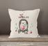 Kissenbezug Ich hab dich zum fressen gern Watercolor Igel Liebe Spruch Geschenk Love Quote 40x40 Baumwolle MoonWorks®preview