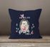 Kissenbezug Ich hab dich zum fressen gern Watercolor Igel Liebe Spruch Geschenk Love Quote 40x40 Baumwolle MoonWorks®preview