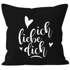 Kissenbezug Ich liebe Dich I love You Liebe Love Geschenk Frau Freundin Mann Freund Zuneigung Kissen-Hülle Deko-Kissen Baumwolle MoonWorks®preview