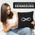 Kissenbezug Infinity Symbol Forever Love Liebe Endless Kissen-Hülle Deko-Kissen 40x40 Baumwolle MoonWorks®preview