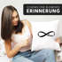 Kissenbezug Infinity Symbol Forever Love Liebe Endless Kissen-Hülle Deko-Kissen 40x40 Baumwolle MoonWorks®preview