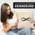 Kissenbezug Infinity Symbol Forever Love Liebe Endless Kissen-Hülle Deko-Kissen 40x40 Baumwolle MoonWorks®preview