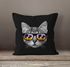 Kissenbezug Katze mit Sonnenbrille Kissen-Hülle 40x40 Baumwolle Moonworks®preview