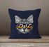 Kissenbezug Katze mit Sonnenbrille Kissen-Hülle 40x40 Baumwolle Moonworks®preview