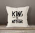 Kissenbezug King of Nothing Kissen-Hülle Partner Hochzeit 40x40 MoonWorks®preview