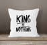 Kissenbezug King of Nothing Kissen-Hülle Partner Hochzeit 40x40 MoonWorks®preview