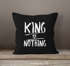 Kissenbezug King of Nothing Kissen-Hülle Partner Hochzeit 40x40 MoonWorks®preview