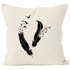 Kissenbezug Kissen-Hülle Deko-Kissen Feder Vögel  40x40 Baumwolle Autiga®preview