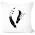 Kissenbezug Kissen-Hülle Deko-Kissen Feder Vögel  40x40 Baumwolle Autiga®preview