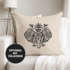 Kissenbezug Kissen-Hülle Mandala Elefant Elephant Boho Ethno 40x40 Autiga®preview