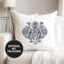 Kissenbezug Kissen-Hülle Mandala Elefant Elephant Boho Ethno 40x40 Autiga®preview