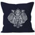 Kissenbezug Kissen-Hülle Mandala Elefant Elephant Boho Ethno 40x40 Autiga®preview
