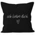 Kissenbezug Kissenhülle Ich liebe Dich Liebe Love Geschenk Deko-Kissen Baumwolle MoonWorks®preview