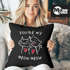Kissenbezug  Liebe Katze Spruch You are my Meow Meow lustiges Valentinstag-Geschenk Jahrestag Moonworks®preview