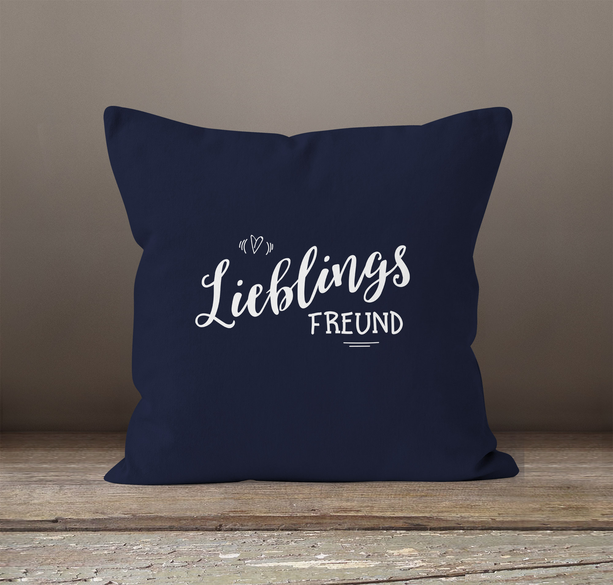 MoonWorks Kissenbezug Mit Spruch – Lustige Liebeserklärung „Ich Liebe Dich Mehr! Ende!“ – Geschenk Für Paare