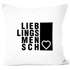 Kissenbezug Lieblingsmensch Geschenk Freundschaft Partner Freundin Moonworks®preview