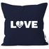 Kissenbezug Love mit Anker Motiv Liebe maritim Geschenk Moonworks®preview