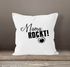 Kissenbezug Mama rockt Geschenk für Mutter Muttertag 40x40 Baumwolle MoonWorks®preview
