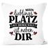 Kissenbezug Mein Lieblingsplatz auf dieser Welt ist neben Dir Geschenk Liebe Liebesbotschaft Liebeserklärung Moonworks®preview