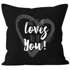 Kissenbezug mit Herz "all of me loves all of you" 40x40 Baumwolle MoonWorks®preview