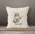 Kissenbezug Only you singende Eule Owl Liebe Love Watercolor I love you Ich liebe dich Kissen-Hülle Deko-Kissen 40x40  Baumwolle MoonWorks®preview