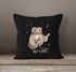 Kissenbezug Only you singende Eule Owl Liebe Love Watercolor I love you Ich liebe dich Kissen-Hülle Deko-Kissen 40x40  Baumwolle MoonWorks®preview
