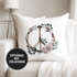 Kissenbezug Peace-Symbol Blumen Flowerpower Hippie Boho Bohemian Autiga®preview