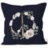 Kissenbezug Peace-Symbol Blumen Flowerpower Hippie Boho Bohemian Autiga®preview