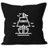 Kissenbezug Schiffchen Segeln Sailing Kissen-Hülle Deko-Kissen 40x40 Baumwolle Autiga®preview